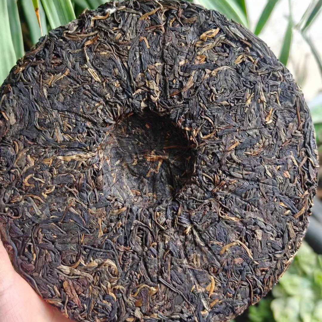 1990s Vintage Tianmenshan Tall Tree Raw Puerh Tea Cake, Tongchang Huangji 380g