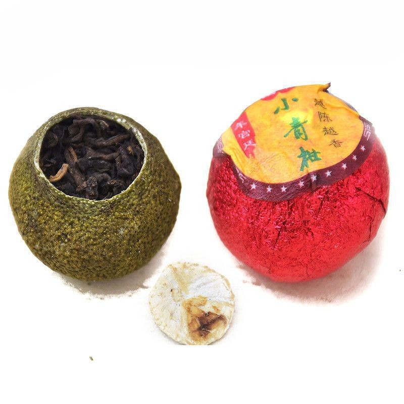 250g Small Green Mandarin Orange Pu’er Tea Palace Pu Erh Ripe Tea Ganpu Tea