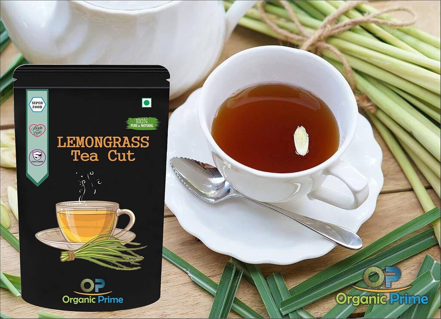 Organic Prime Butterfly Blue Pea, Lemongrass, Jasmine Tea, Lavender 4 x 100 g