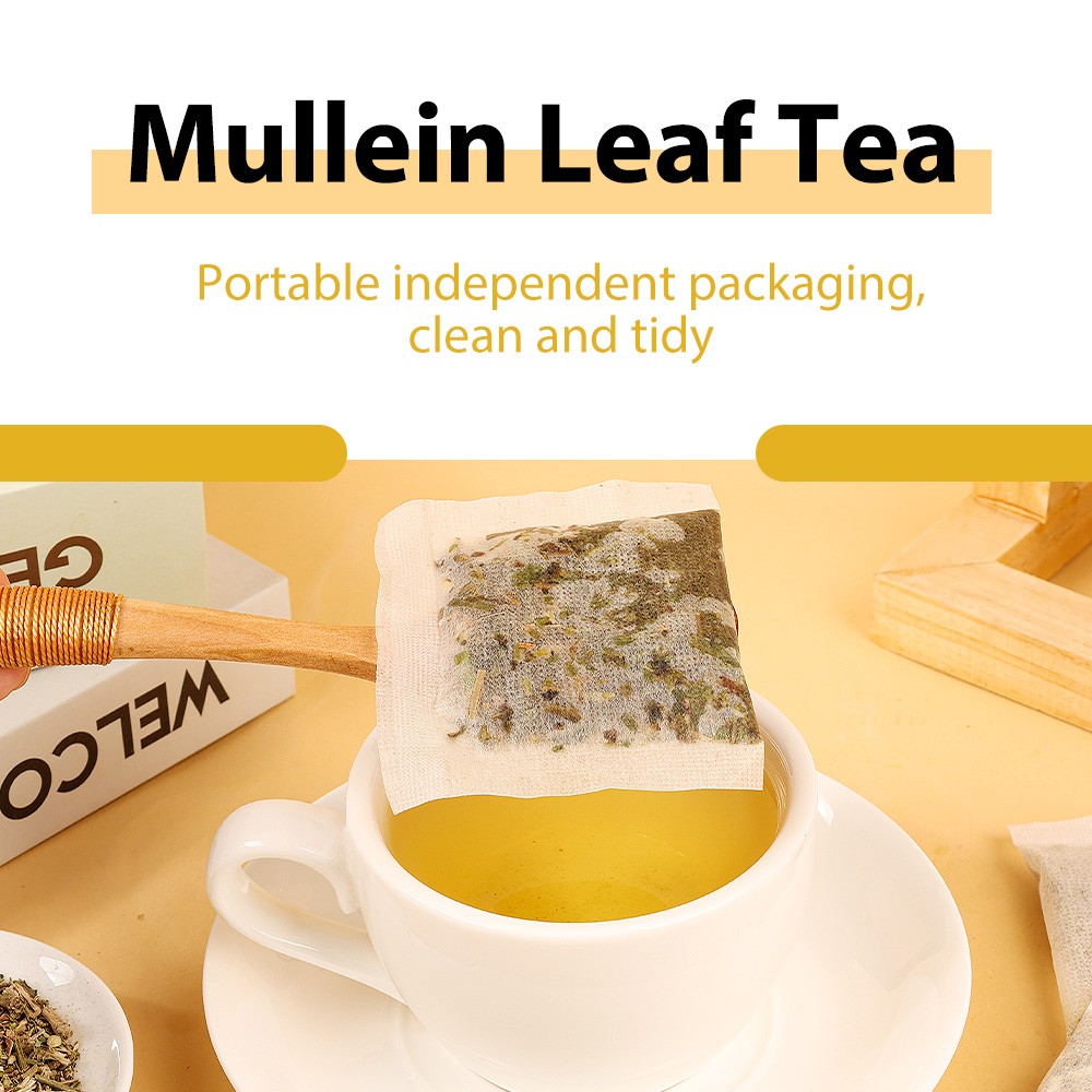 Mullein Leaf Tea Clear Lungs Relieves Cough Improve Digestive Function 120 Bag