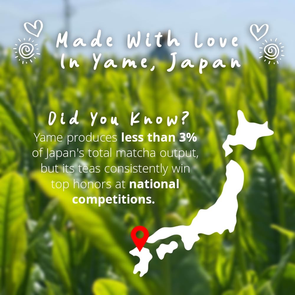 – Japanese Ceremonial Grade Matcha Powder – Yame First Harvest, Single Origin…
