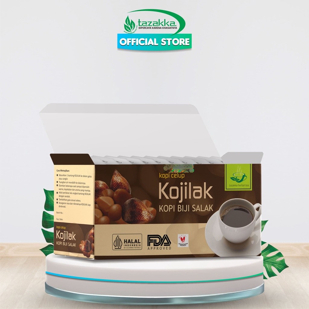 3x Salacca Seed Kojilak Herbal Tea Bags 50g (150g total) bundle aroma ritual