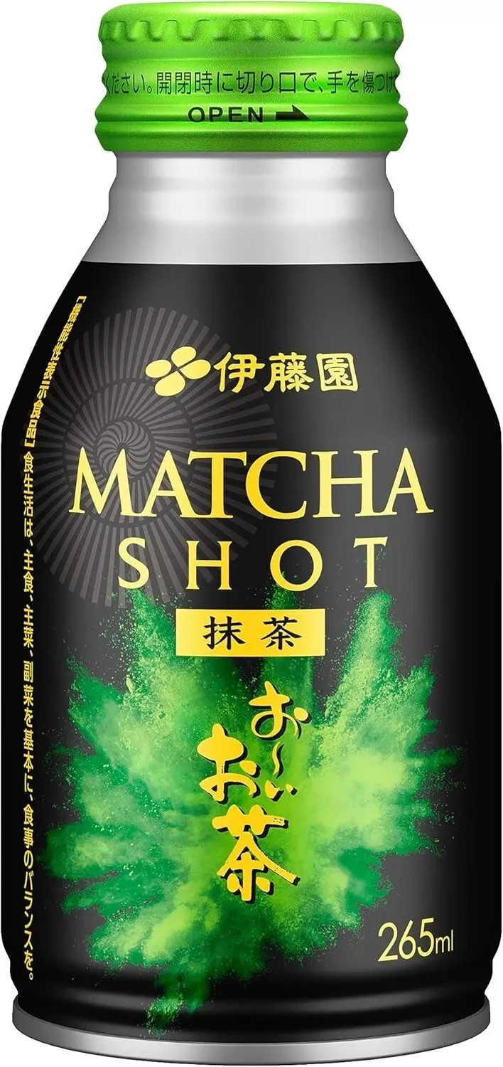 ITO EN Oi Ocha ” MATCHA SHOT ” 265ml × 24 Cans – Functional Green Tea Beverage