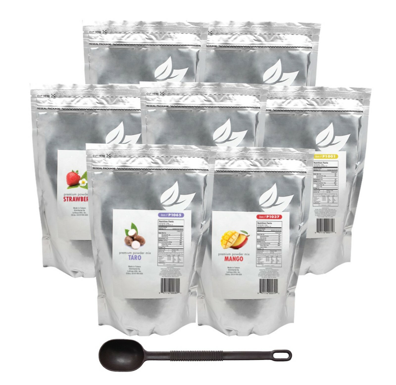 Tea Zone Premium Powder Mix for Boba Bubble Tea 2.2 Lbs & Scoop Assorted Flavors