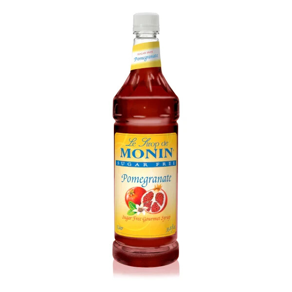 Monin Sugar Free Pomegranate Syrup (1L), H-Pomegranate, 1.0L- sf