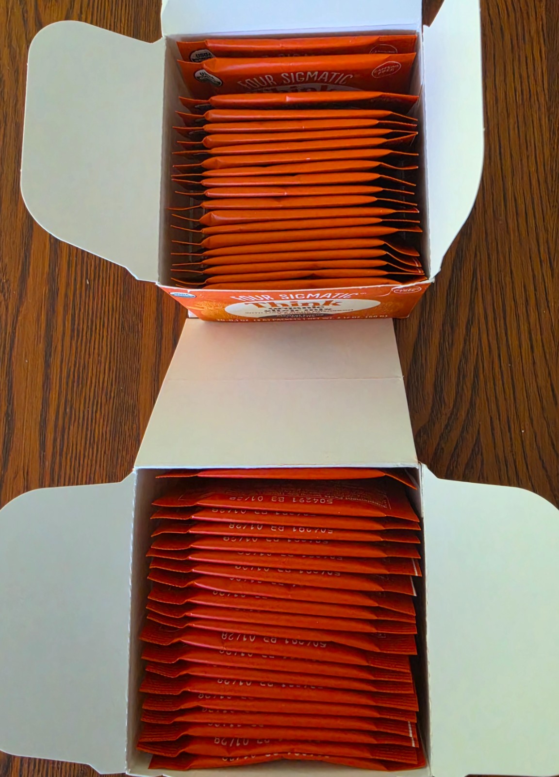2 BOXES – FOUR SIGMATIC FOCUS Organic Elixir, 40 Packets total, EXP 1/28, 10/26