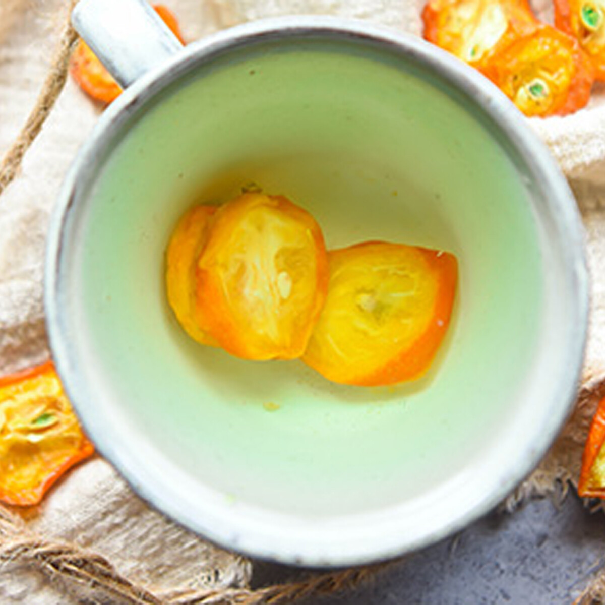 Kumquat Slice Tea Dried Fruit Herbal Tea Natural Appetite Support Healthy Drink
