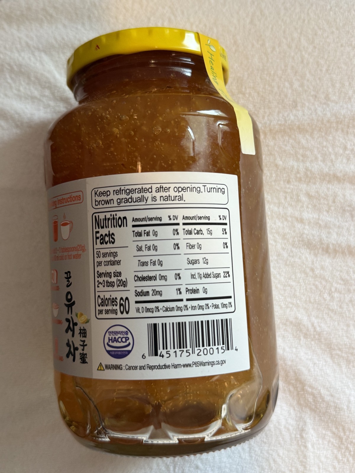 Ottogi Honey Citron Tea 35.2oz