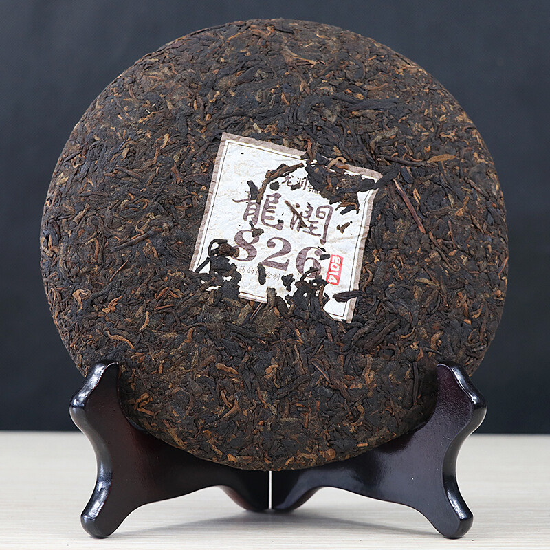 826 * 2014 Yunnan Long Run Tea Ripe Puer Tea Cake LinCang Old Tree Pu-erh 357g