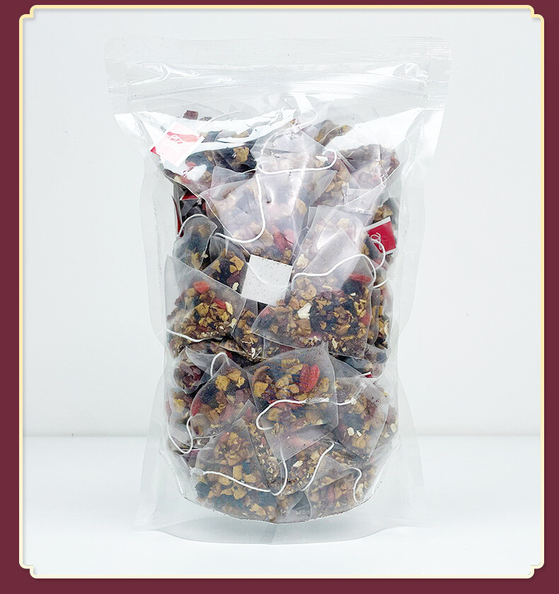 Date Tea for Men Energy and Wellness Support Ginseng Mulberry Goji Berry Red