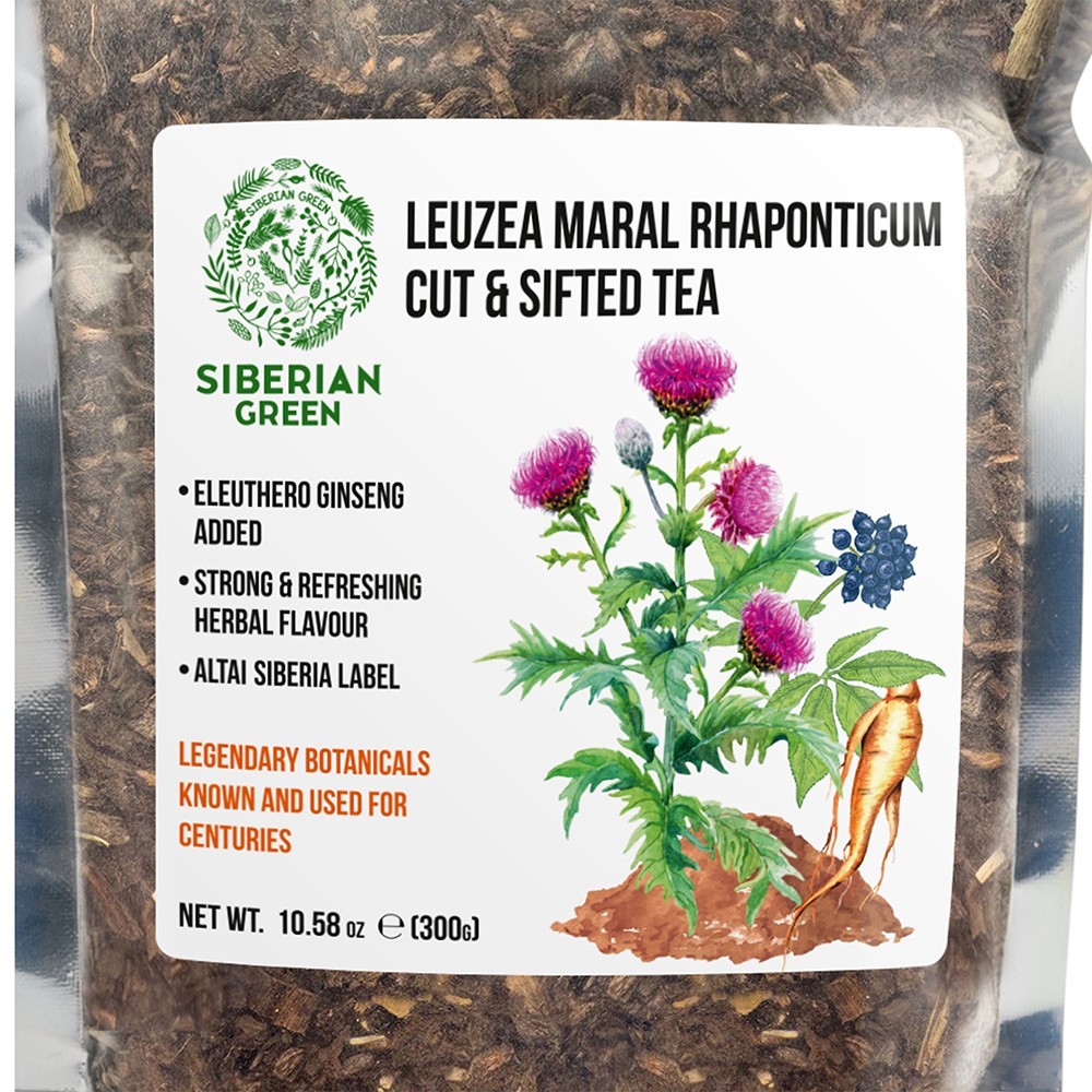 Leuzea Root Tea Loose Powder 300g (10.58oz) Wild Harvested Maral Rhaponticum