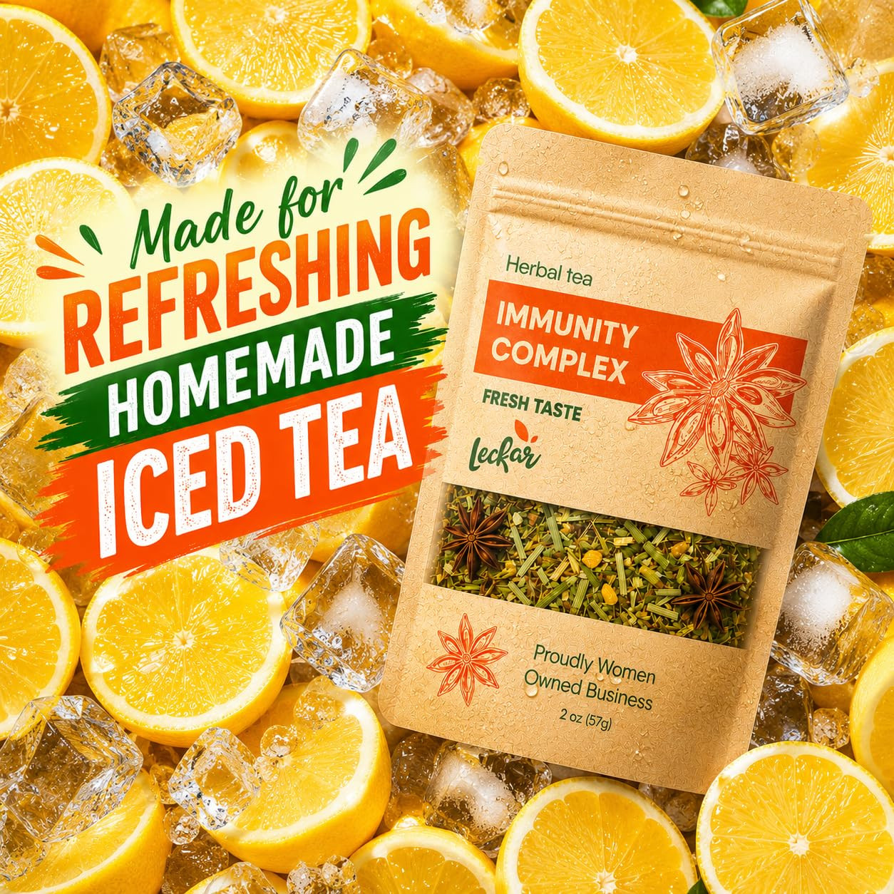 Herbal Tea with Lemongrass, Ginger, Fenugreek, Star Anise, Turmeric, Caffeine Fr
