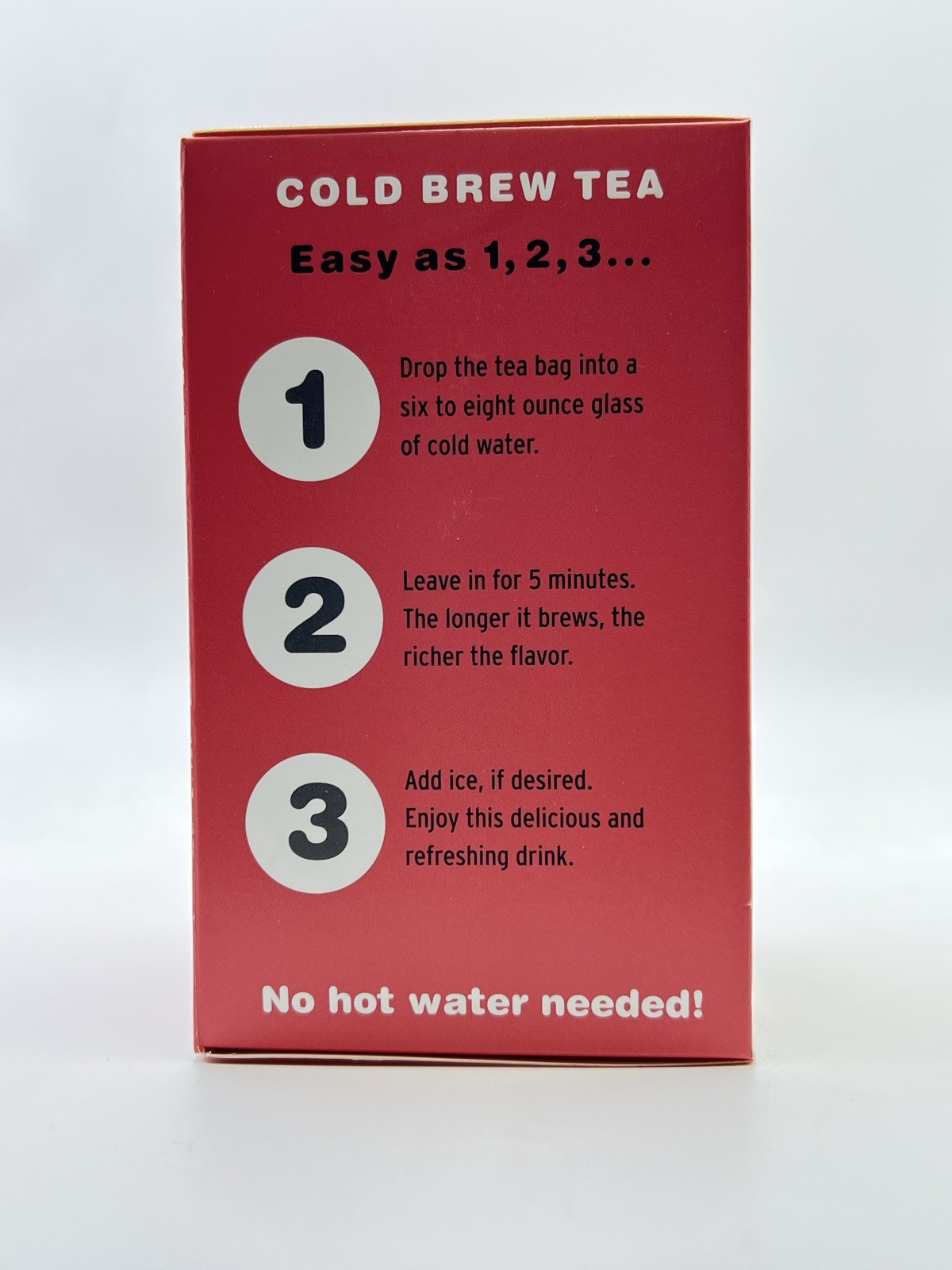 2 PK – Tea Crntral Cold Brew Tea Peach 🍑 Black Tea 2/25 Bags
