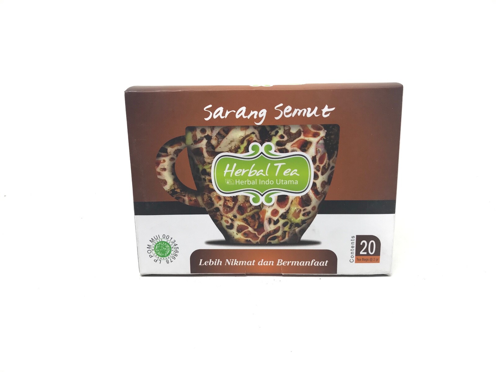 Herbal Tea Herb Indonesia Traditional Organic 20x2gr Soursop Mangosteen Garcinia