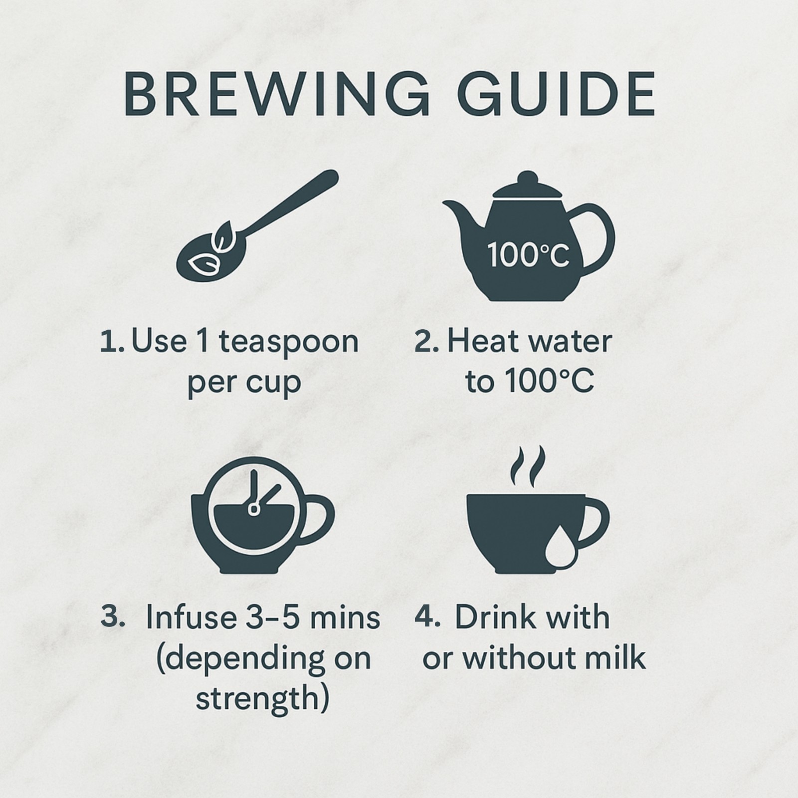 English Breakfast Tea, Black Loose Leaf Tea, Camellios