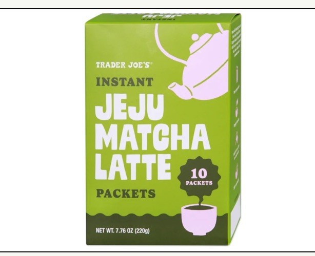 2 Packs Trader Joe’s Instant Jeju Matcha Latte Packets 7.76 oz