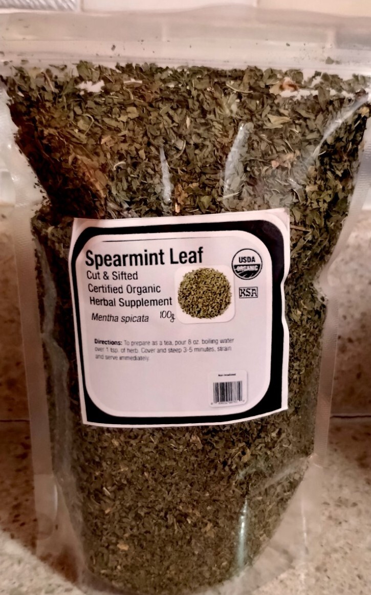 Organic Spearmint Loose Leaves For Pcos , Infertility,Acne, Hormonal Imbalances,
