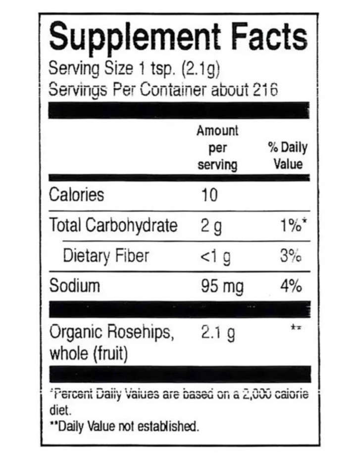Frontier Co-op Organic Whole Rosehips Dried 2Pounds for Tea Jam Skincare