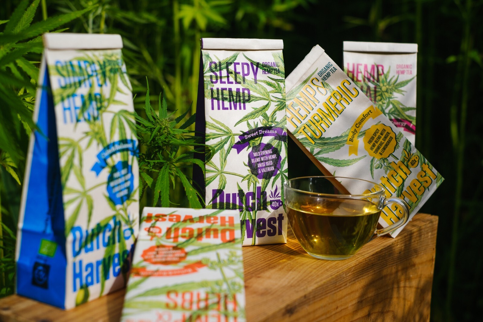 Dutch Harvest – Simply Hemp – Pure hemp tea for ultimate relaxation – Organic 