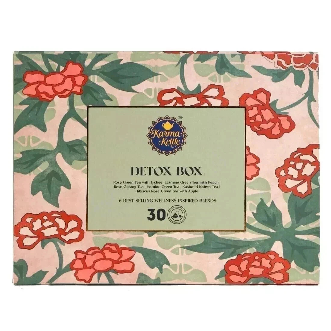 Karma Kettle Detox Box Green Tea 30 Tea Bags