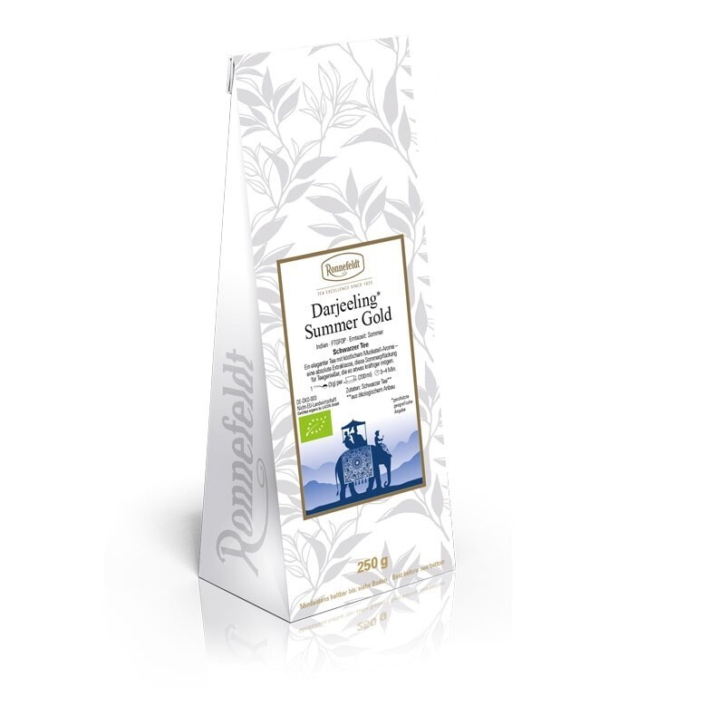 Ronnefeldt Loose Leaf Tea – Darjeeling Summer Gold (Bio Organic) – 250 g