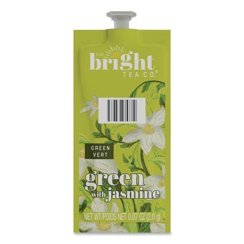 Flavia The Bright Tea Co. Green with Jasmine Tea Freshpack, 100/Carton