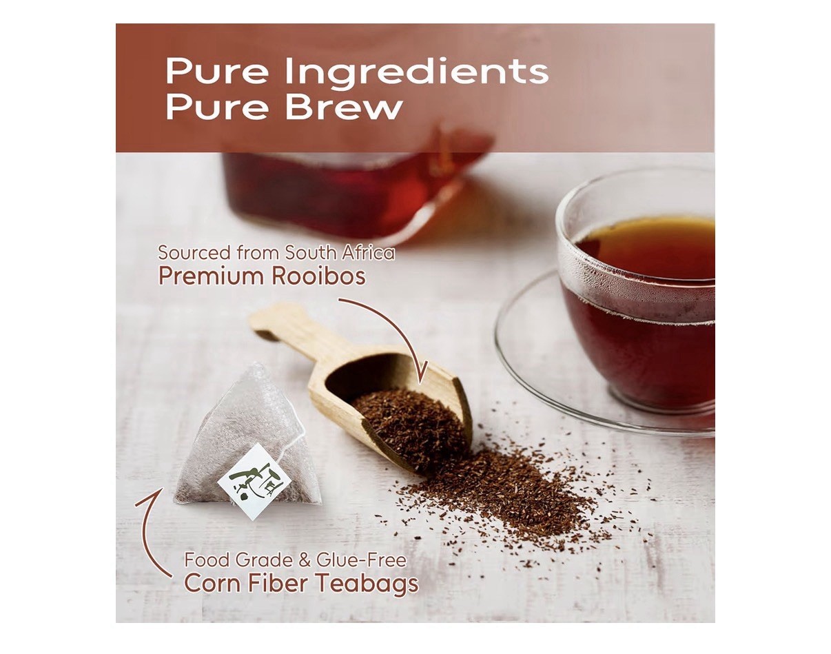 FullChea Rooibos Tea Herb South African Antioxidant Supports Digestion 60Teabags
