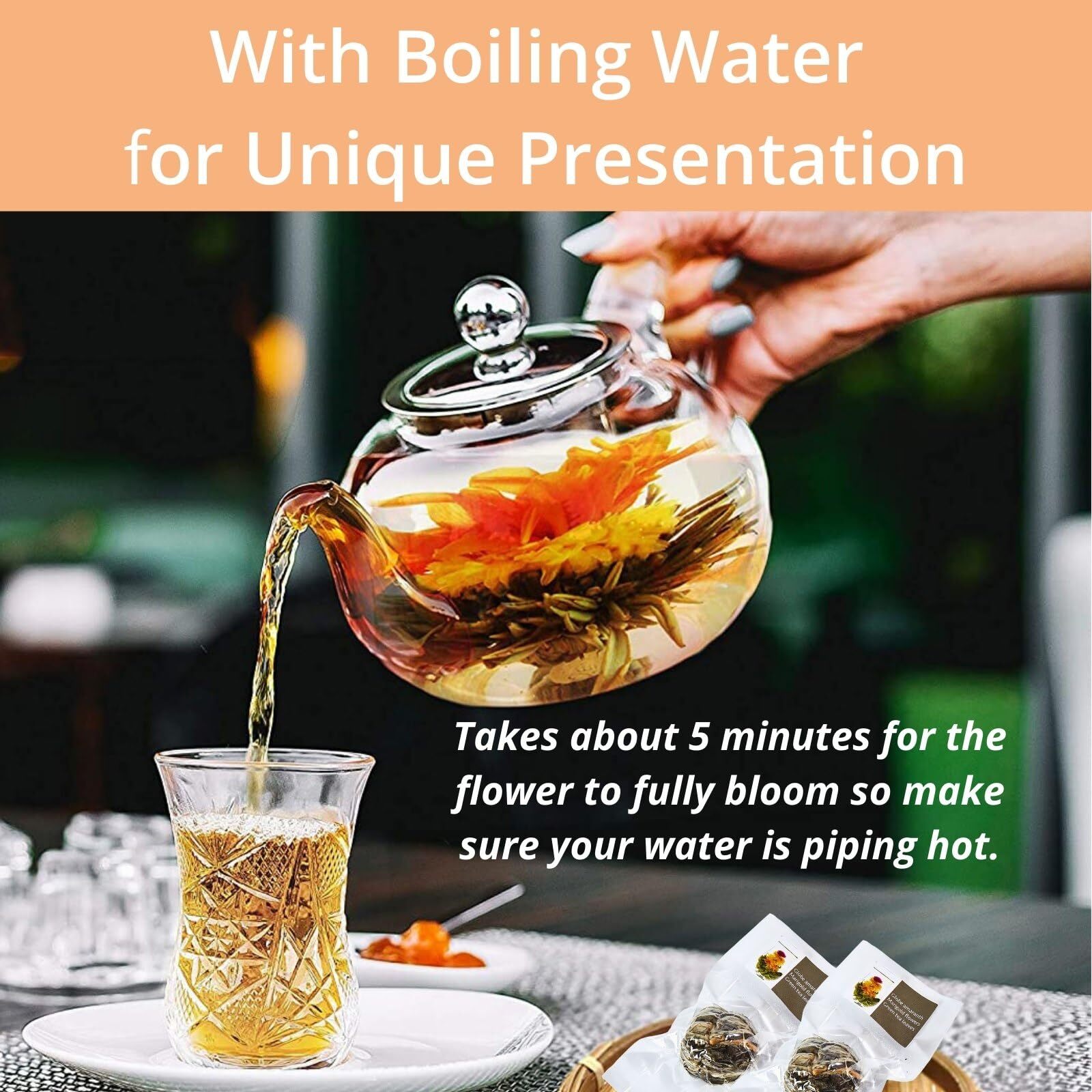 Blooming Tea Gift Set 10 Unique Varieties Flowering Tea Balls VitalForest Ind…