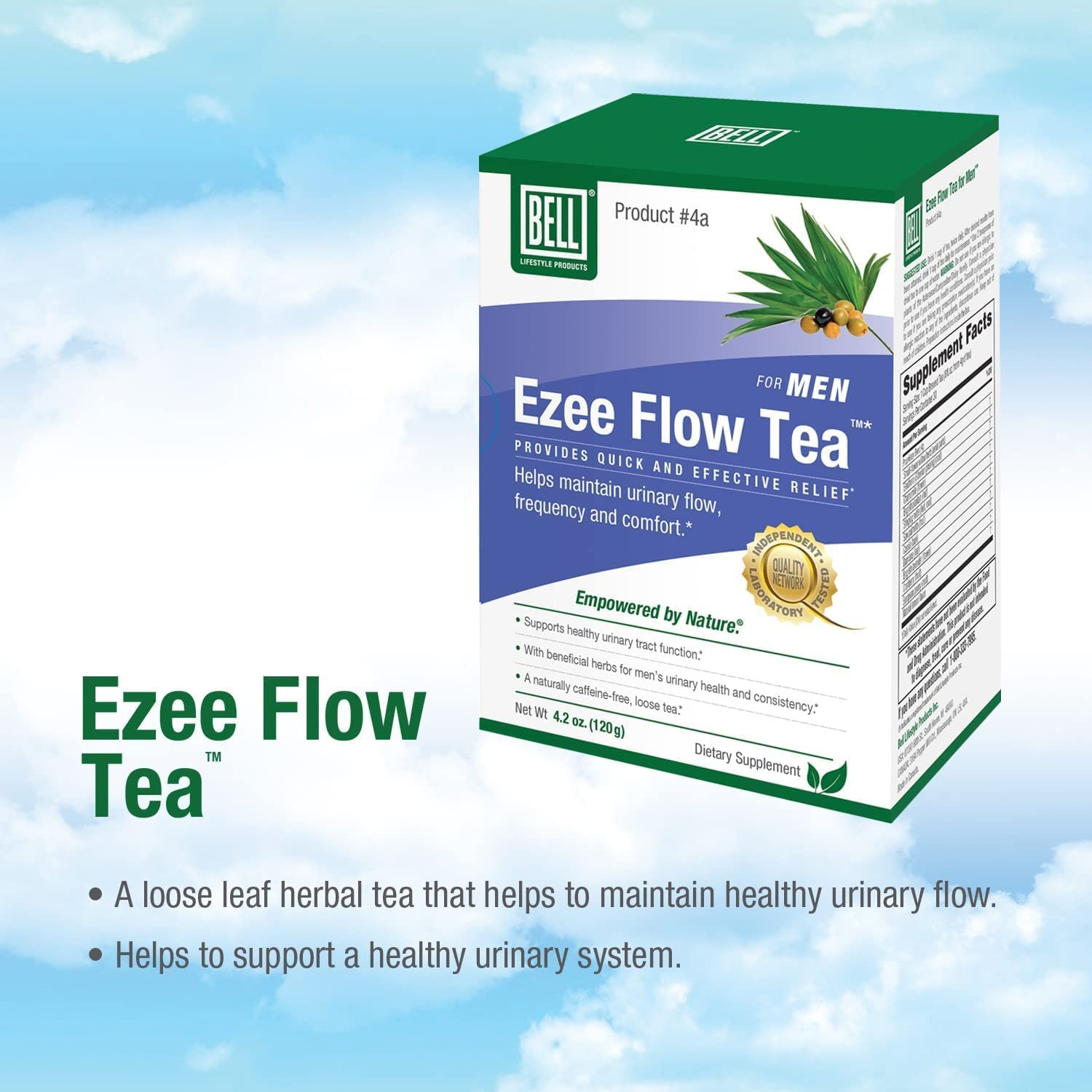Bell Ezee Flow Tea for Men by Bell Lifestyle Products – 120g. 2-Pack