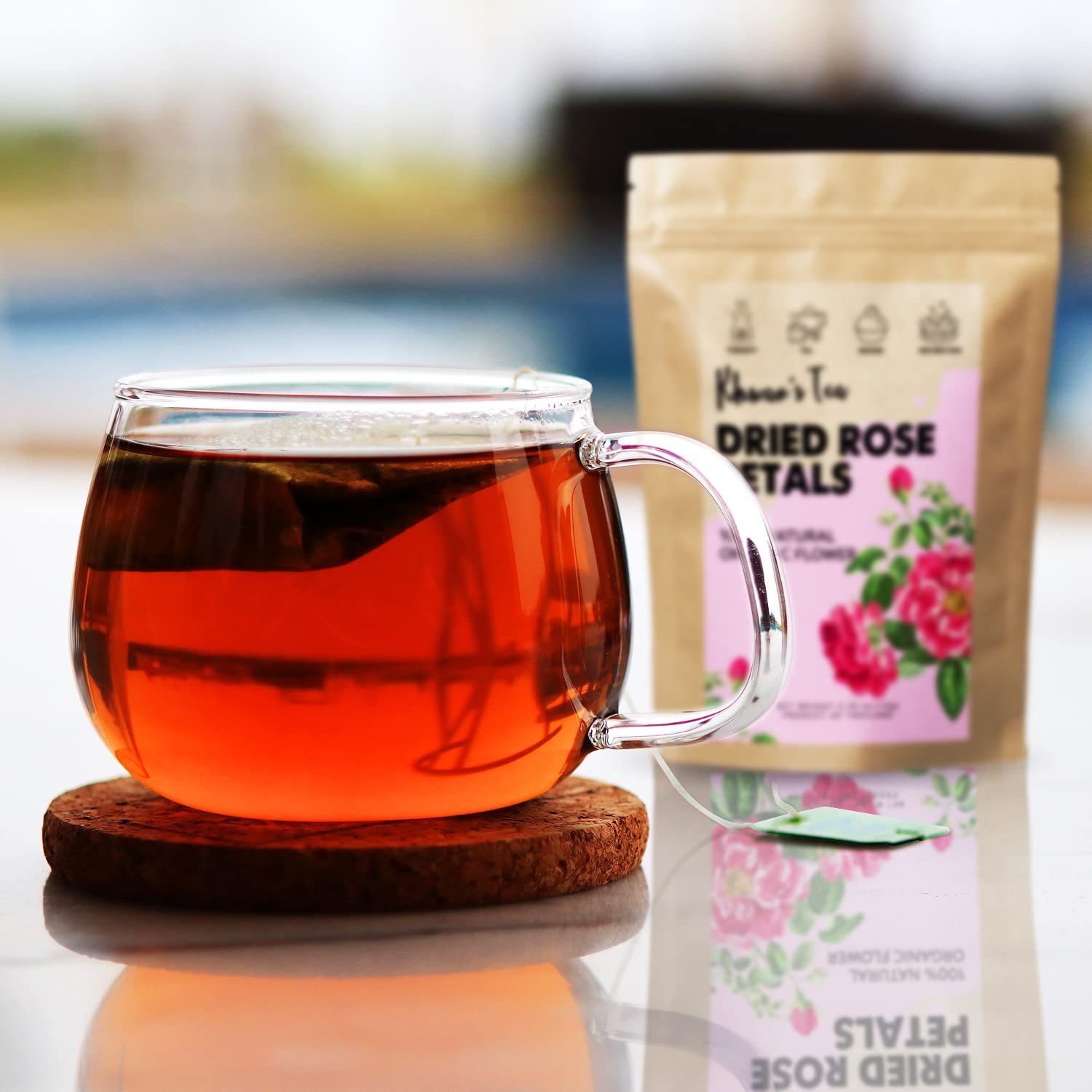 Premium Dried Rose Petals – Plant-based & Edible Flowers for Baking Decoratio…