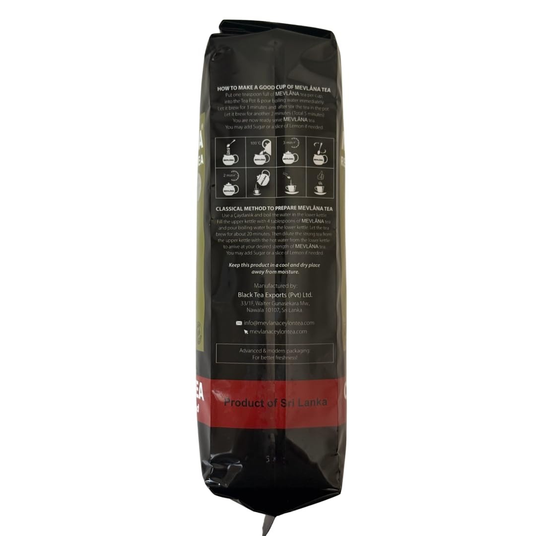 Pure Ceylon Loose Leaf Black Tea 1lb OP1 | Hand-Picked Sri Lankan Blend