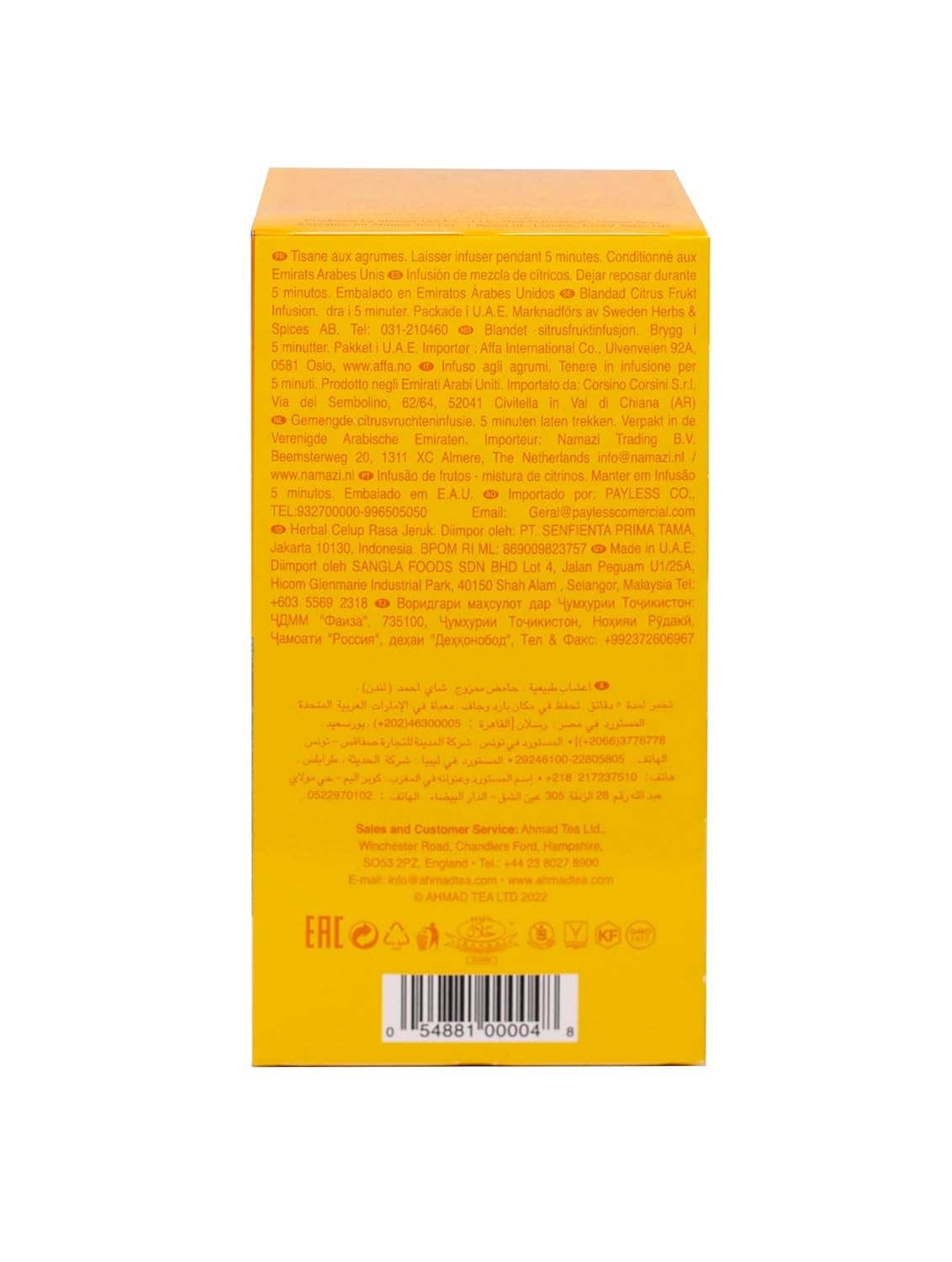 , Mixed Citrus, 20 Count (Pack of 6)