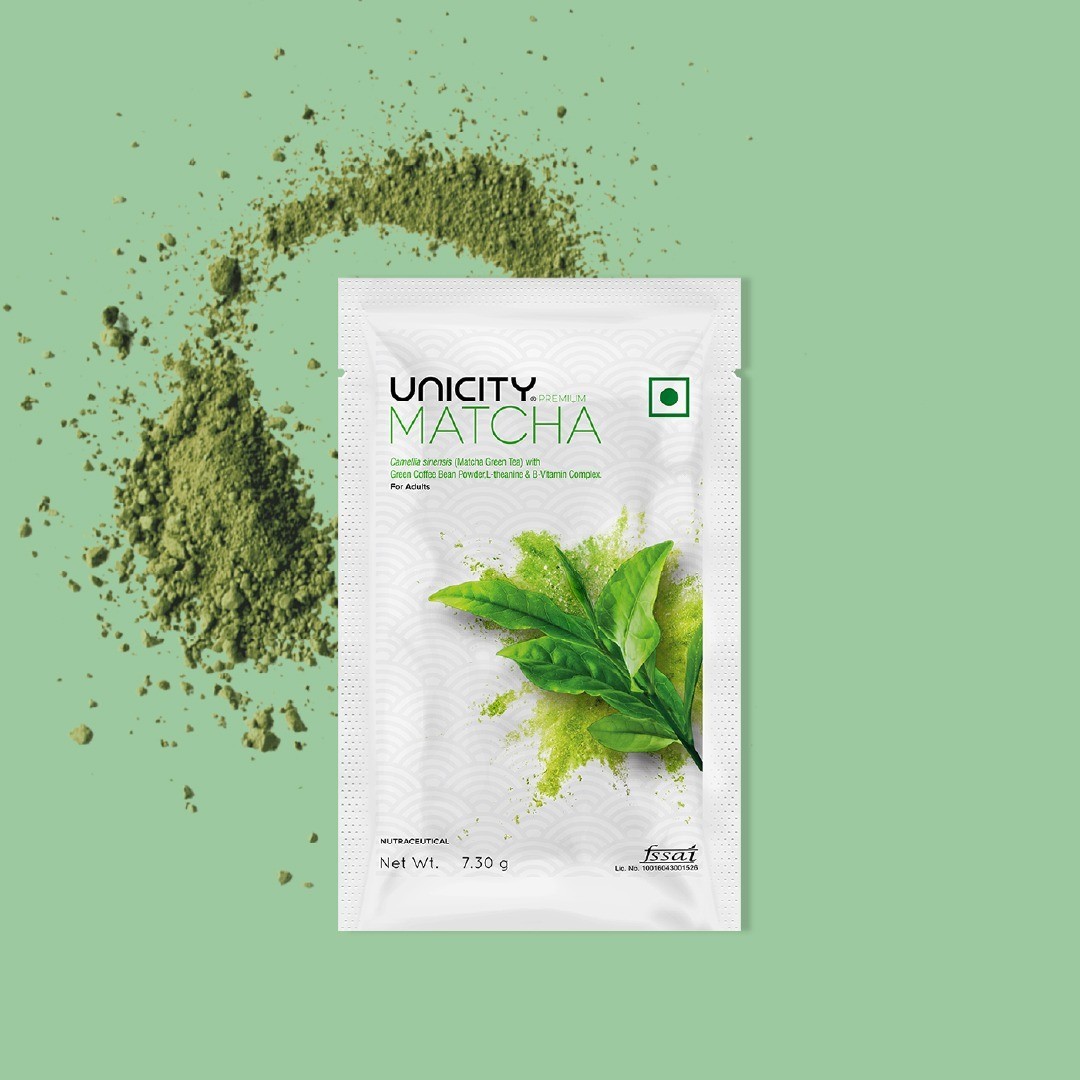 Unicity Premium Matcha Green Tea | Healthy functioning metabolism | 10 Sachets