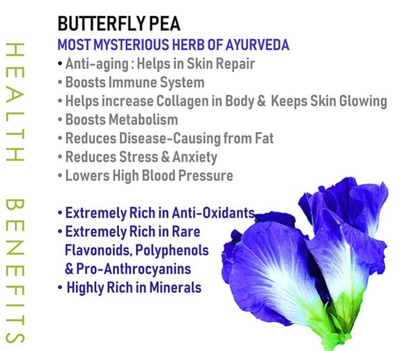 Butterfly Pea Tea Bags(Nil Katarolu) 10 Bags