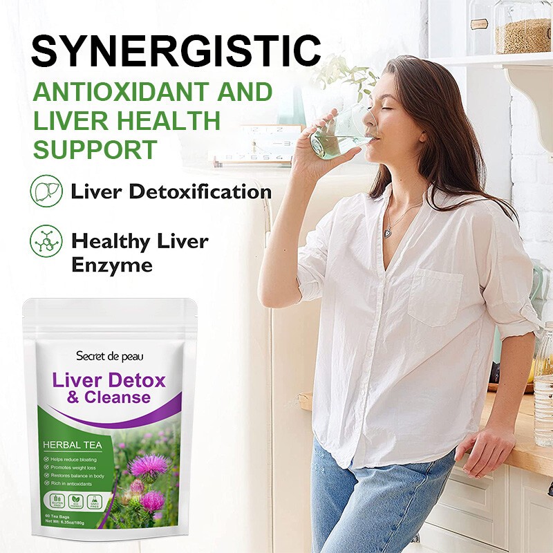 30/60/90 Bags Liver Cleanse & Detox Support Liver Detox Tea Herbal Kidney
