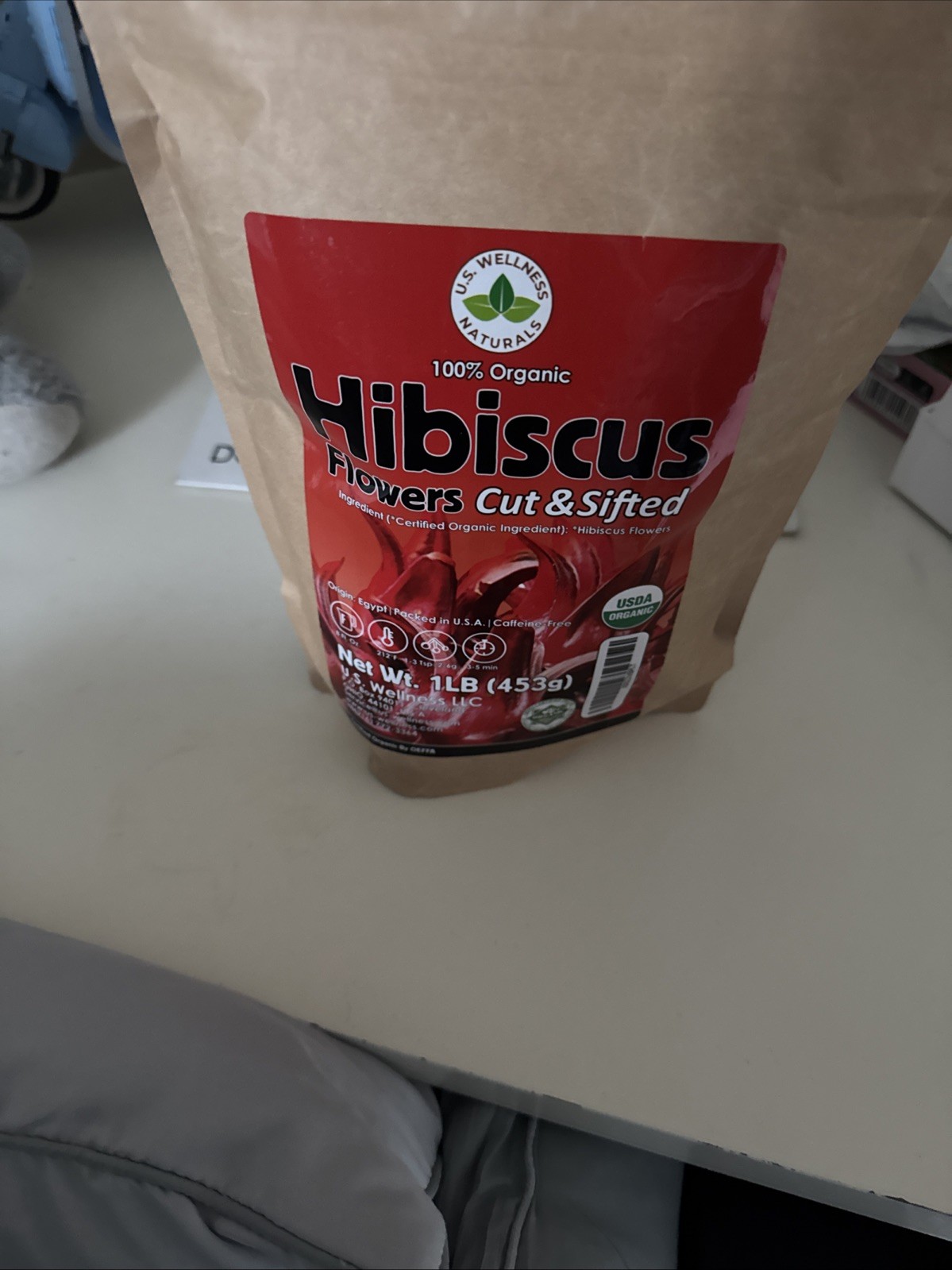 Naturals, Hibiscus Flowers 1LB 16 Oz Hibiscus tea cut & sifted flowers, Flor …