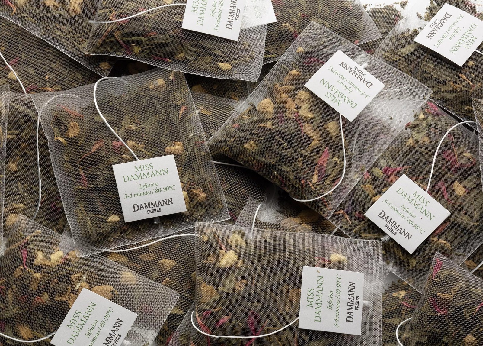 Dammann Freres Sachets, Miss Dammann Tea Bags, Premium Gourmet French Green T…