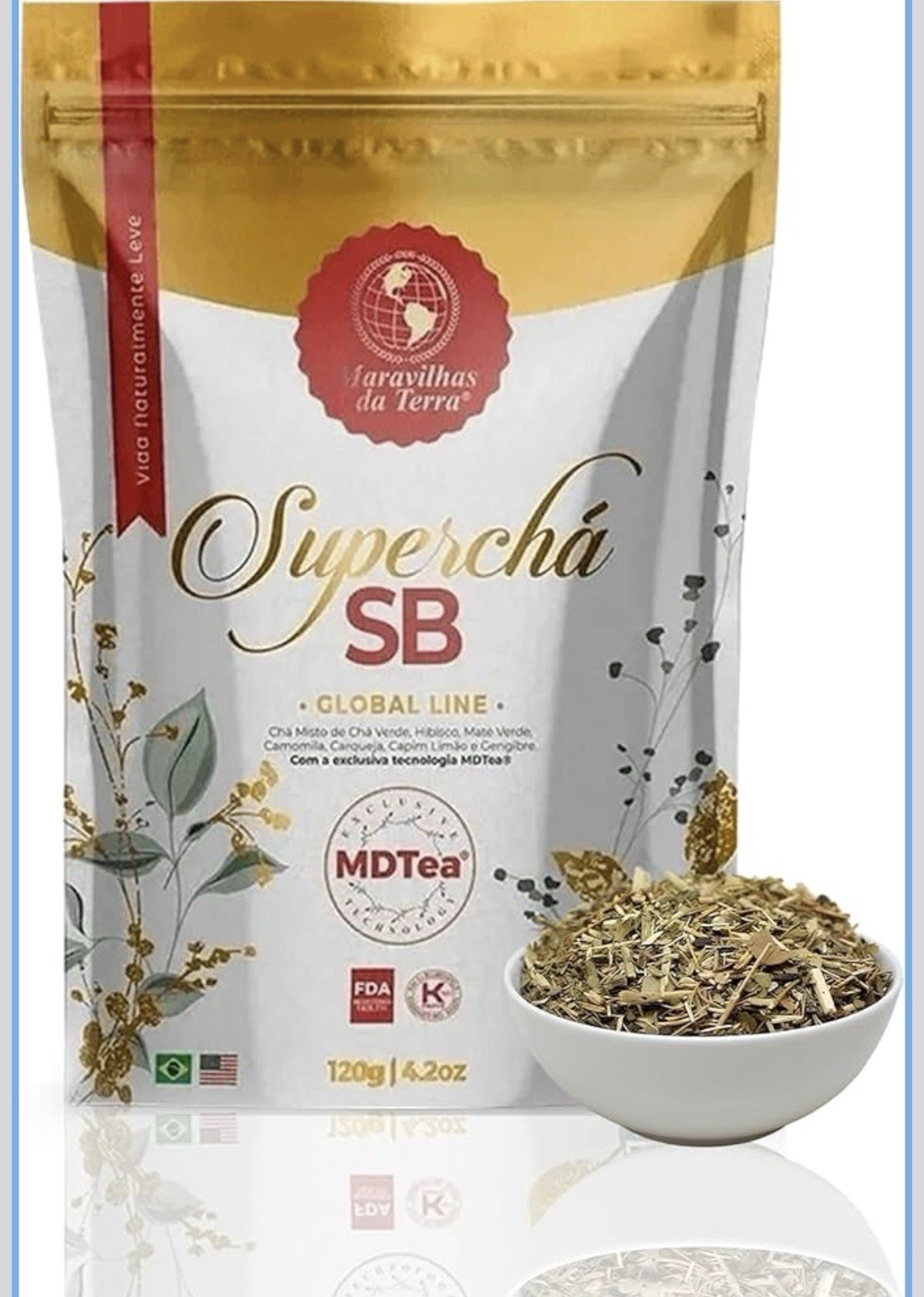 MDTea Superchá Natural Herbal Tea Blend