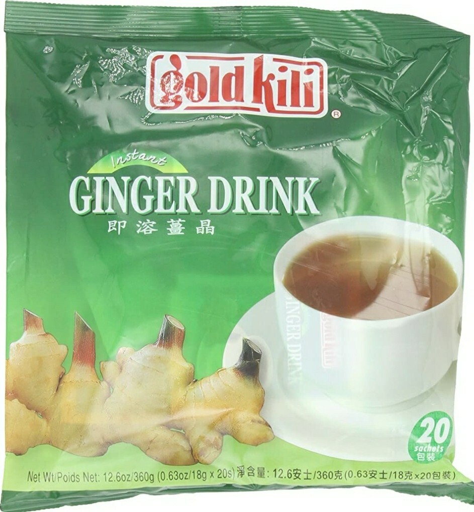 2 – Packs Gold Kili INSTANT HONEY GINGER TEA DRINK ( 40 Sachets) Ginger Tea