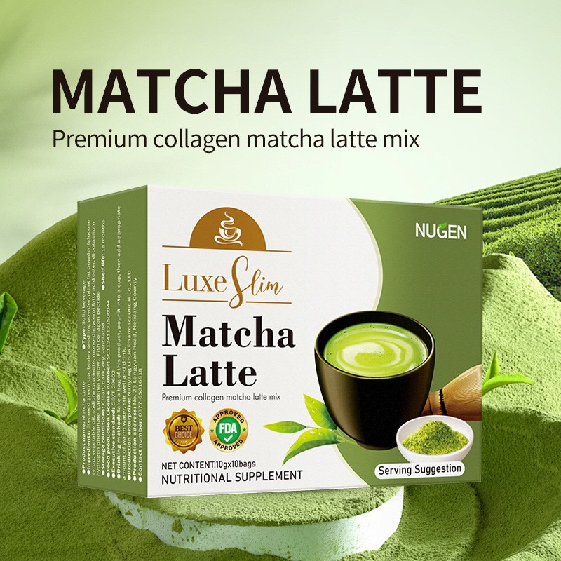 10pcs Southeast Asian Matcha Latte Instant Matcha Coffee Drink