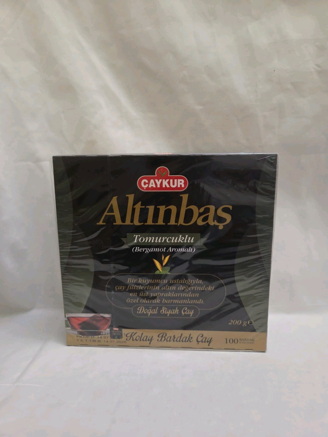 CAYKUR Altinbas Tomurcuklu , Kolay Bardak Cay 100 Teabags 200g/7.oz Exp:07/2026