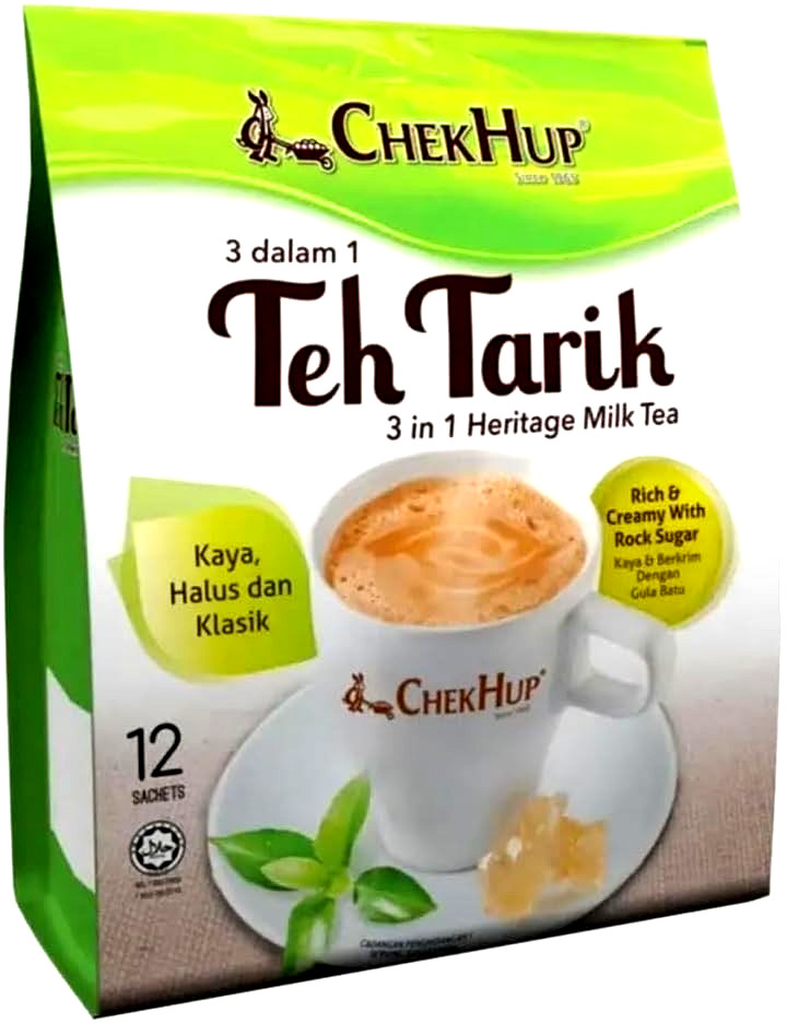 Chek Hup 3-In-1 Instant Heritage Milk Tea 12 Sachets x 40g~08/04/2026