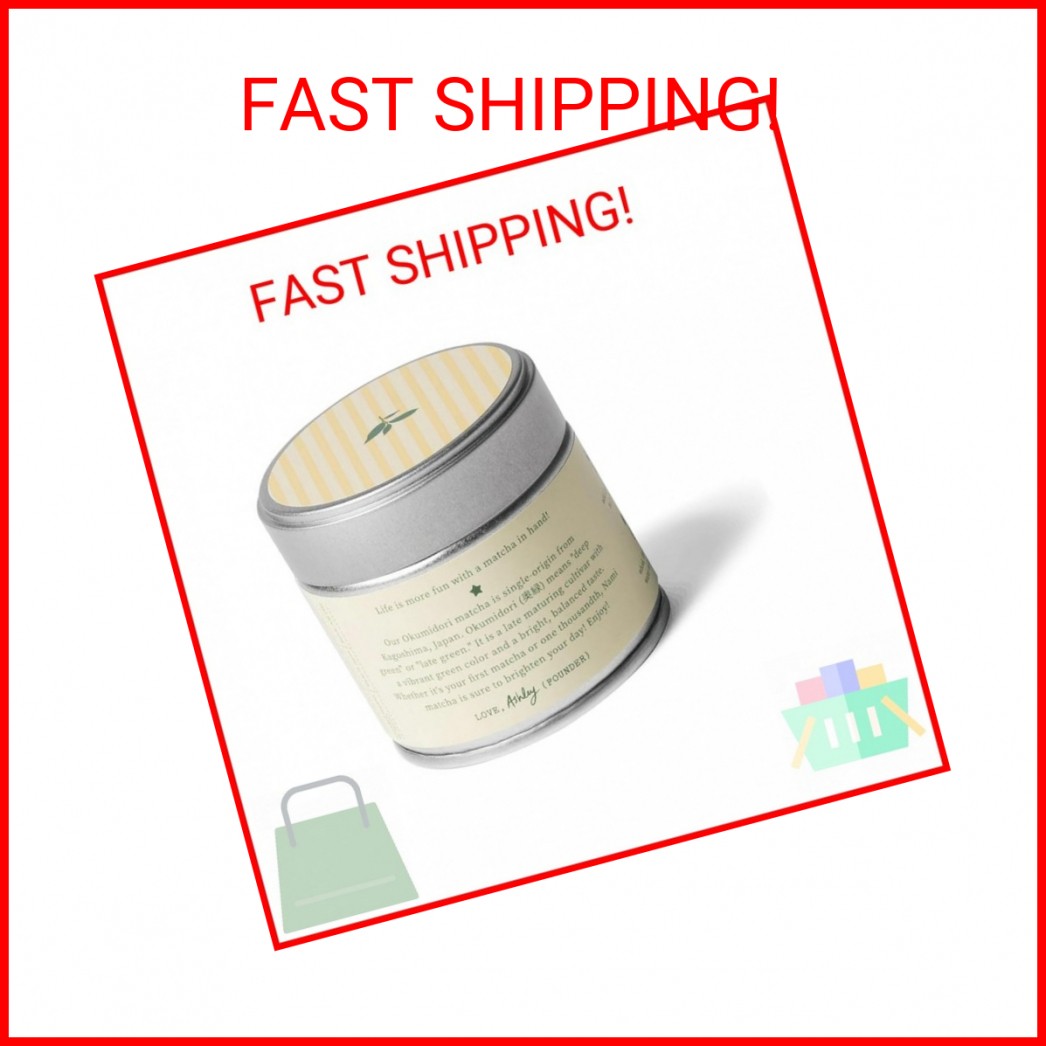 Nami Matcha | Okumidori First Harvest – 30g | USDA Organic, Smooth & Vibrant Gre