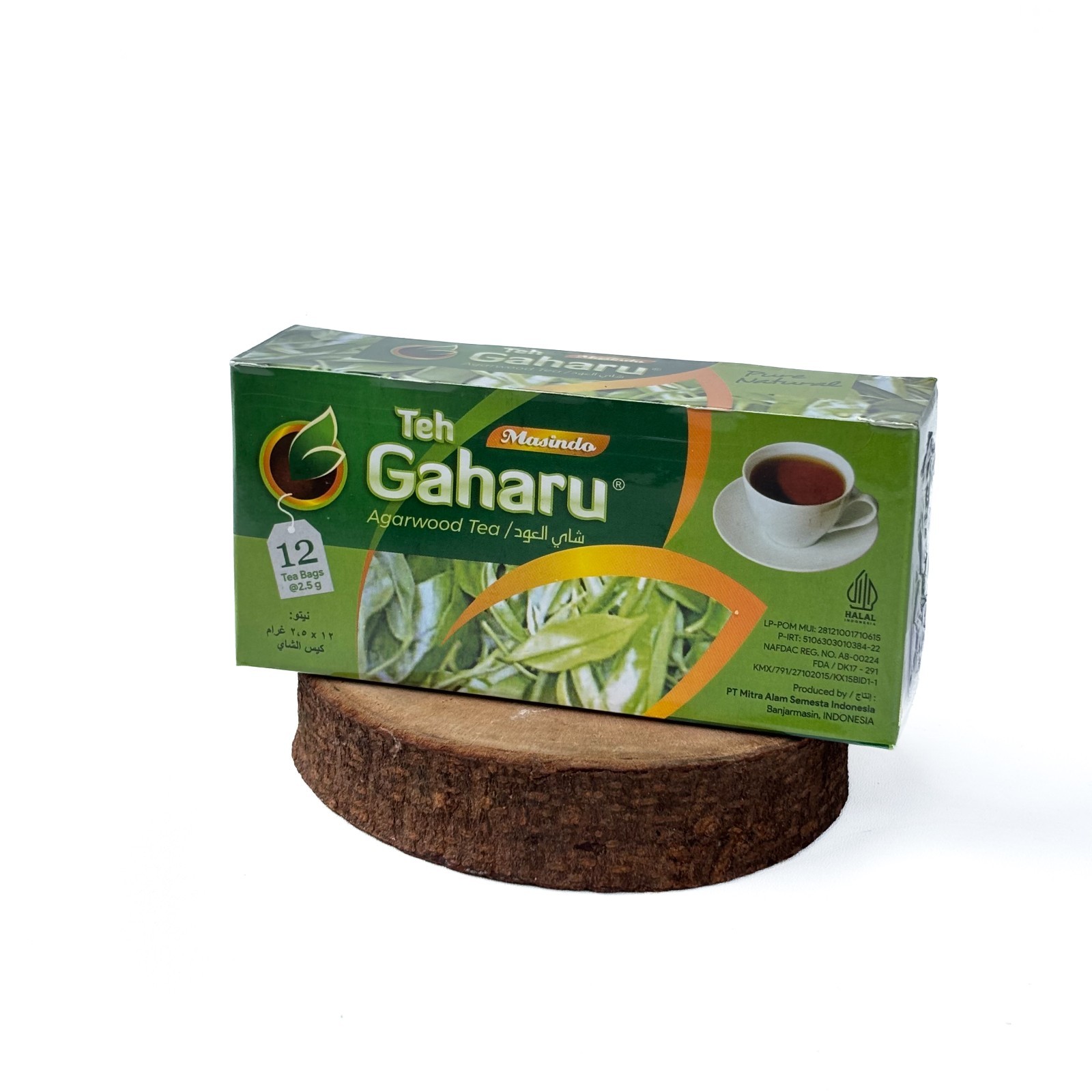 Masindo Agarwood Herbal Tea 10 Packs (120 Bags) Natural Gaharu Tea