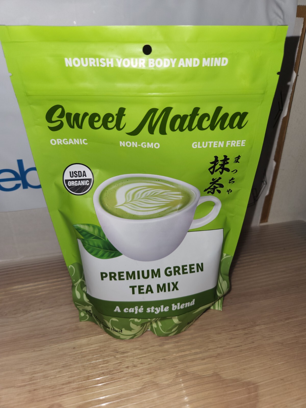 Organic Sweet Matcha Green Tea Powder Cafe Style Blend New 16 oz (454g)