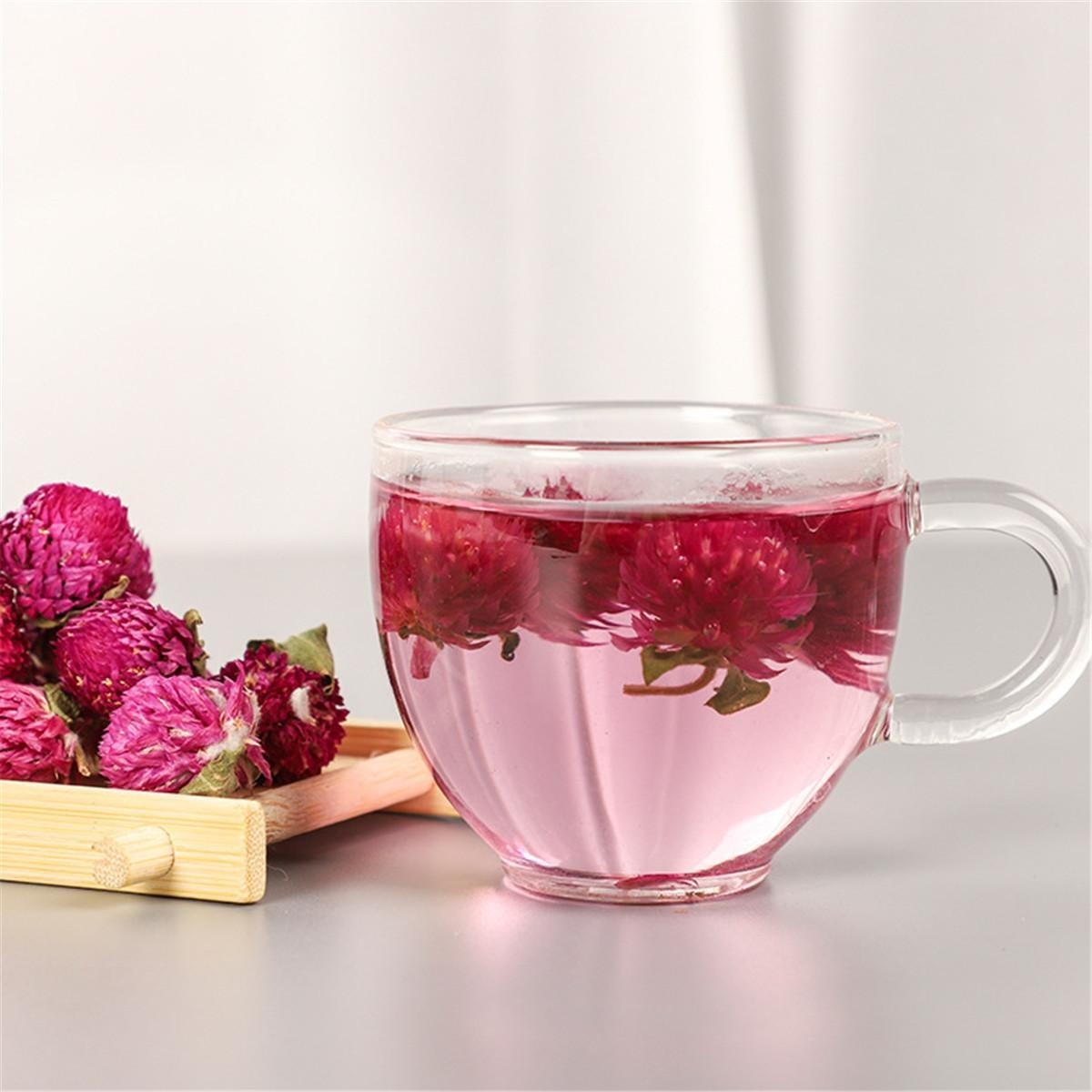 US SELLER! 8oz Food Grade Dried Loose Globe Amaranth Gomphrena Flower Herbal Tea