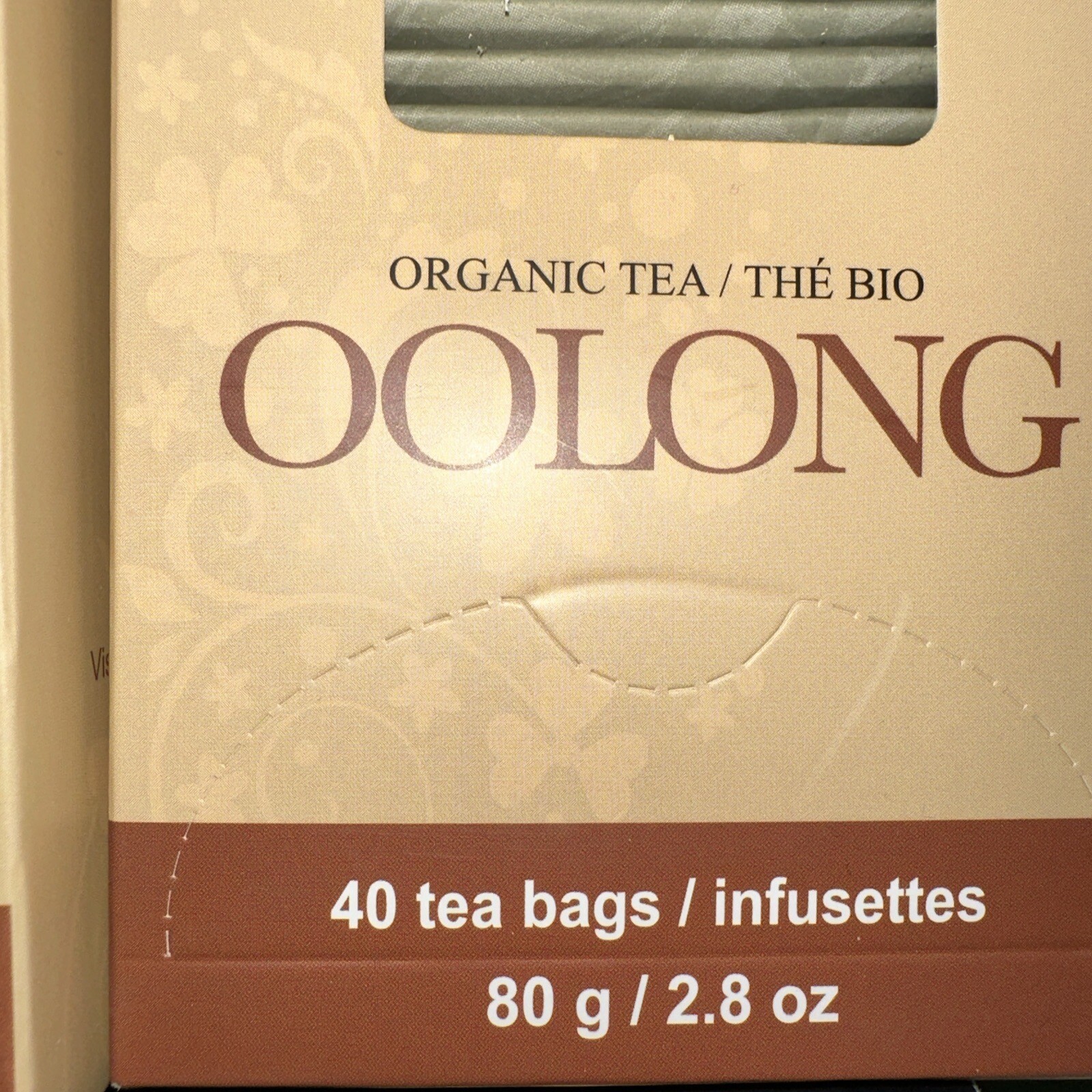 TOUCH ORGANIC OOLONG ORGANIC TEA 2 Boxes= 80 Tea Bags-BB 10/2026