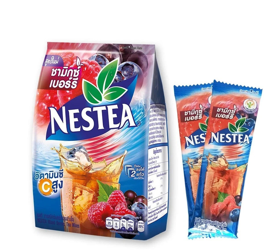 NESTEA Instant Mixed Berries Tea Mixes High Vitamin C 225g (12.5g x 18 sachets)