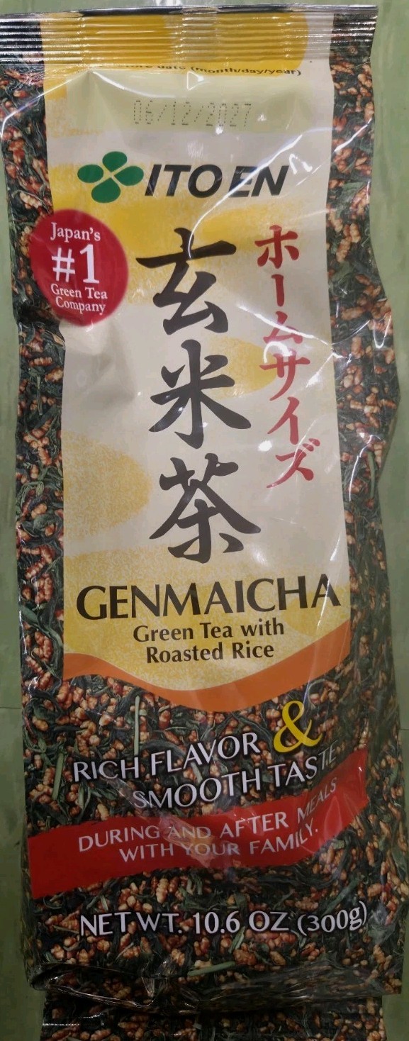 ITO EN Autentic Genmaicha Green Tea with Roasted Rice 10.6 oz Made in Japan