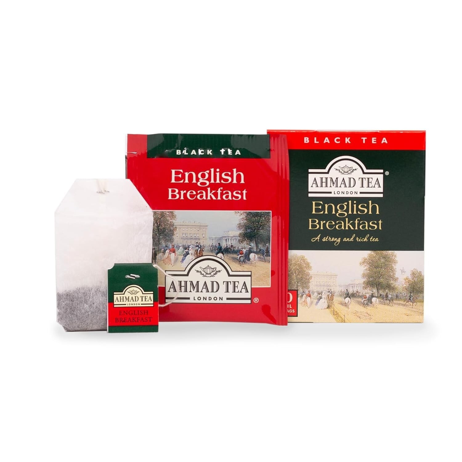 Luxury English Breakfast Tea – 120 Caffeinated Teabags, Foil Wrapped Freshness